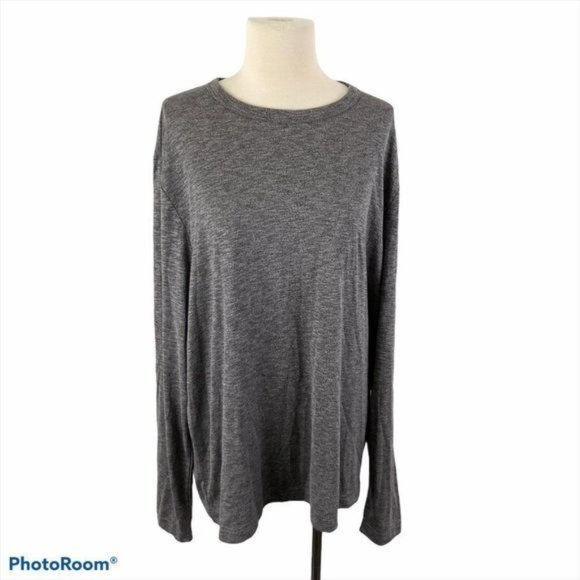 NWT NORDSTROM Grey Long Sleeve Crew Neck Shirt? - Picture 9 of 9